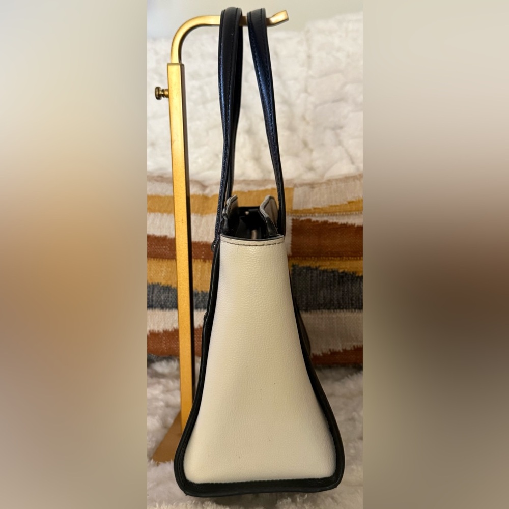 Kate Spade Patterson Drive Small Geraldine Satchel Black & Cement, MSRP $329 - Picture 4 of 10
